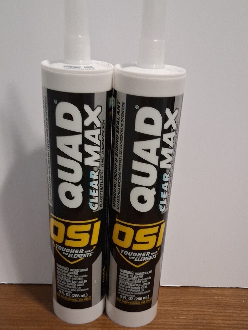 OSI Quad Max Clear Sealant 2-Pack